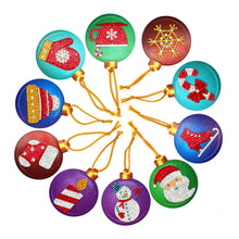 Load image into Gallery viewer, 10pcs/set DIY Diamond Painting Decoration Christmas / Halloween Tree Pendants