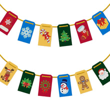 Load image into Gallery viewer, 12pcs/set DIY Diamond Christmas Cardboard Pendant