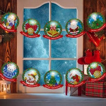 Load image into Gallery viewer, 12pcs/set DIY Diamond Christmas Cardboard Pendant
