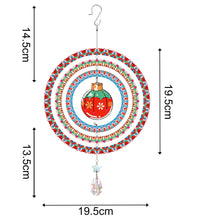 Load image into Gallery viewer, Christmas/Heart-Window Hanging Diamond Wind Chime