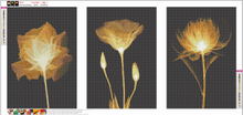 Load image into Gallery viewer, 3Pcs Flower - Full Drill Round Drill - 95x45cm