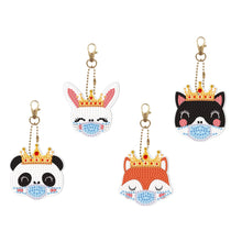 Load image into Gallery viewer, Christmas-Full Special Shaped Diamond Keychain