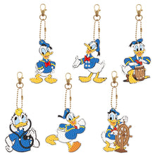 Load image into Gallery viewer, 6pcs Donald Duck Double Sided Keychain