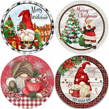 Load image into Gallery viewer, Christmas Gnome-Full Round Diamond Painting-30x30cm