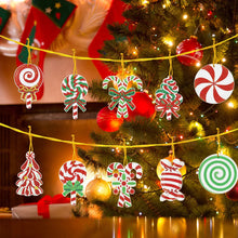 Load image into Gallery viewer, 10Pcs Christmas Diamond Painting Pendant