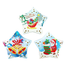 Load image into Gallery viewer, 3pcs/set Diamond Painting Christmas Tree Led Hanging Lights
