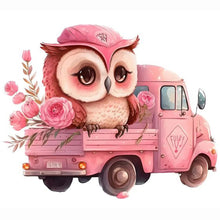 Load image into Gallery viewer, Cartoon Flower Owl  - Full Drill Diamond Painting