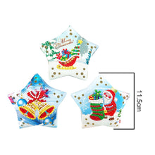 Load image into Gallery viewer, 3pcs/set Diamond Painting Christmas Tree Led Hanging Lights
