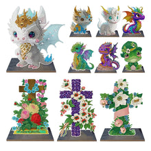 Load image into Gallery viewer, Pterosaur/Cross-Single Side Drill-Wooden Ornaments