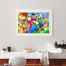 Load image into Gallery viewer, Super Mario - Vollrunde Diamantmalerei