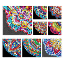 Load image into Gallery viewer, Mandala-Diamond Corner Bookmark