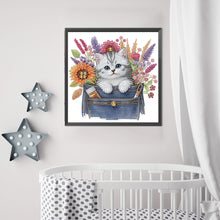 Load image into Gallery viewer, Cat-Partial Special Diamond Painting-30x30cm
