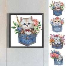 Load image into Gallery viewer, Cat-Partial Special Diamond Painting-30x30cm
