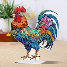 Load image into Gallery viewer, Rooster-Single Side Drill-Acrylic Diamond Desktop Ornament
