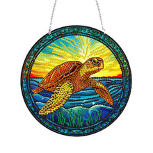 Load image into Gallery viewer, Sea Turtle-Single Side Drill-Diamond Pendant
