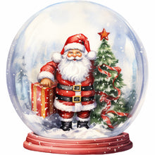 Load image into Gallery viewer, Christmas Crystal Ball-Full Round Diamond Painting-30x30cm
