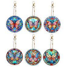 Load image into Gallery viewer, 5pcs/set-Animal-Double Side Drill-Diamond Keychain
