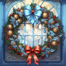 Load image into Gallery viewer, Christmas-Full Round Diamond Painting-30x30cm
