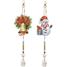 Load image into Gallery viewer, 2Pcs/Set-Christmas Animal-Sun Catcher Window Hanging Diamond Wind Chime
