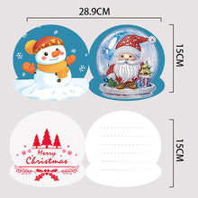 Load image into Gallery viewer, 12Pcs/Set Christmas Crystal Ball-Diamond Greeting Cards
