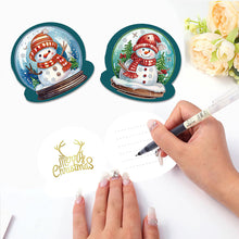 Load image into Gallery viewer, 12Pcs/Set Christmas Crystal Ball-Diamond Greeting Cards
