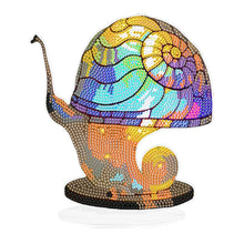 Load image into Gallery viewer, Mushroom-Single Side Drill-Diamond Desktop Ornament With Light Strip
