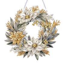 Load image into Gallery viewer, Christmas Wreath-Single Side Diamond Pendant
