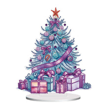 Load image into Gallery viewer, Christmas Tree-Single Side Drill-Wooden Diamond Desktop Ornament
