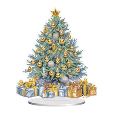 Load image into Gallery viewer, Christmas Tree-Single Side Drill-Wooden Diamond Desktop Ornament
