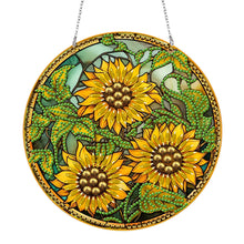 Load image into Gallery viewer, Flower-Double Sided Diamond Pendant
