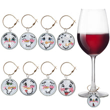 Load image into Gallery viewer, 8Pcs/Set Wine Glass Christmas-Diamond Pendant
