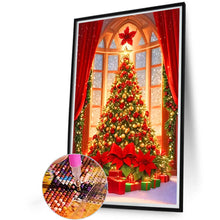Load image into Gallery viewer, Christmas Tree-Full Round Diamond Painting-40x60cm-Large Size
