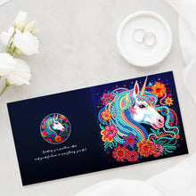 Load image into Gallery viewer, 8Pcs/Set Unicorn-Diamond Greeting Cards
