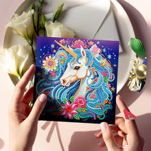 Load image into Gallery viewer, 8Pcs/Set Unicorn-Diamond Greeting Cards
