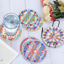 Load image into Gallery viewer, 6Pcs/Set Mandala-Acrylic Waterproof Diamond Coaster
