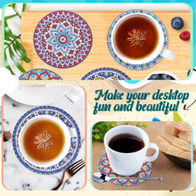 Load image into Gallery viewer, 8Pcs/Set Mandala-Wooden Diamond Painting Coaster

