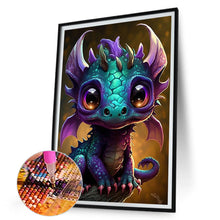 Load image into Gallery viewer, Dragon-Full Round Diamond Painting-30x45cm
