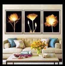 Load image into Gallery viewer, 3Pcs Flower - Full Drill Round Drill - 95x45cm
