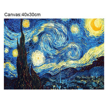 Load image into Gallery viewer, Starry Night - Full Drill Round Drill - 40x30cm
