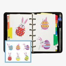 Load image into Gallery viewer, 6pcs Easter DIY Craft Stickers
