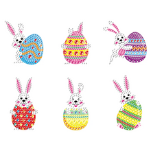 Load image into Gallery viewer, 6pcs Easter DIY Craft Stickers
