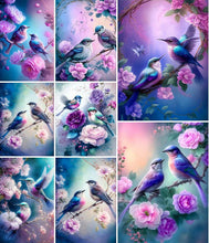 Load image into Gallery viewer, Hummingbird Flower-Full Round Drill Diamond Painting-30x40cm
