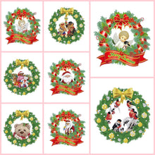 Load image into Gallery viewer, Christmas-Single Side Drill-Diamond Wreath
