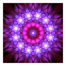 Load image into Gallery viewer, Purple Flower - Full Drill Round Drill - 30x30cm
