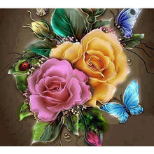 Load image into Gallery viewer, Charming Flowers  - Full Diamond Painting - 30x30cm
