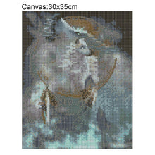 Load image into Gallery viewer, Wolf - Full Drill Round Drill - 30x35cm
