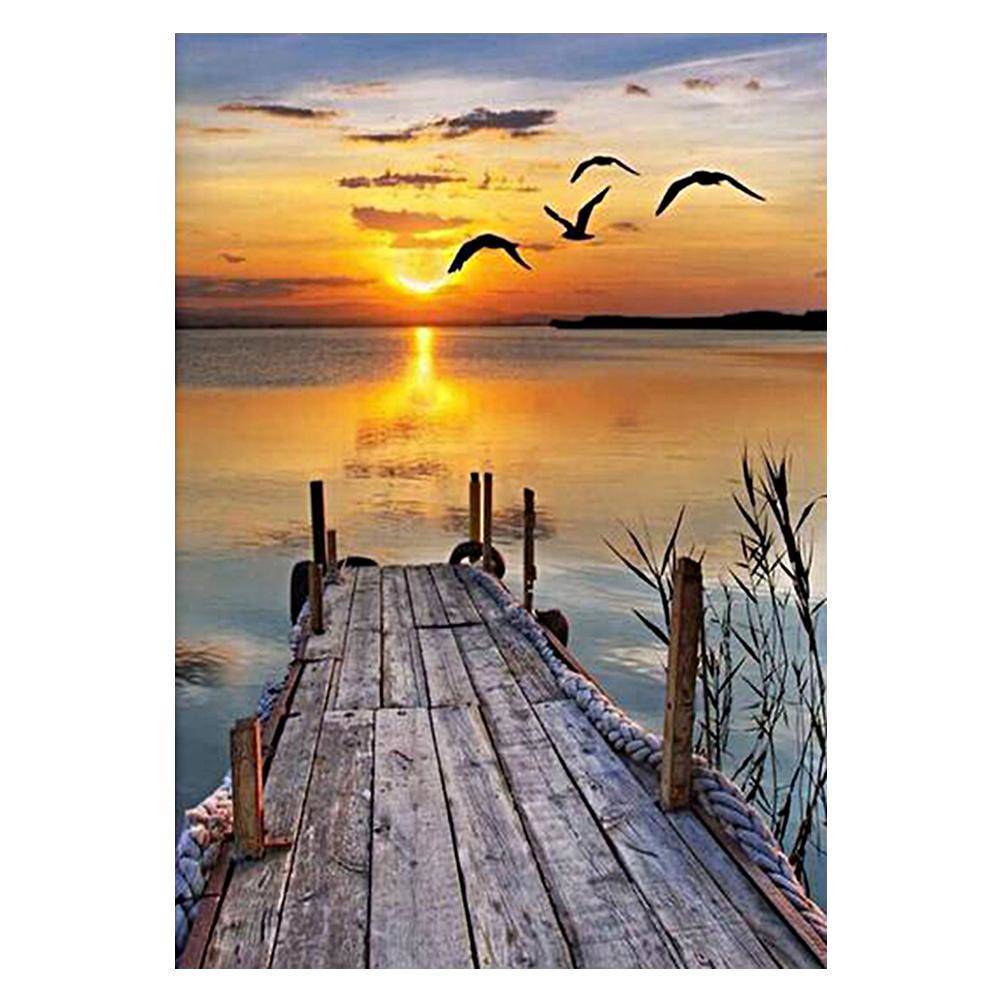 The Sea - Full Drill Round Drill - 30x40cm