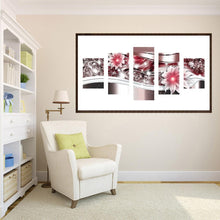 Load image into Gallery viewer, 5pcs/set Flower - Full Drill Round Drill Painting - 95x45cm
