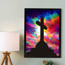 Load image into Gallery viewer, Cross - Full Drill Round Drill - 30x40cm
