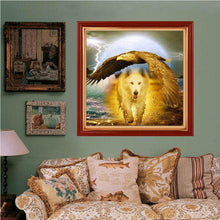 Load image into Gallery viewer, Wolf Eagle - Full Diamond Painting - 30x30cm
